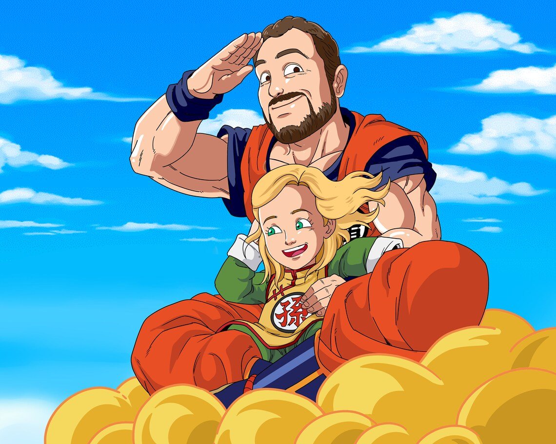 Portrait Personnalisé Dragon Ball Z - Cartoonova