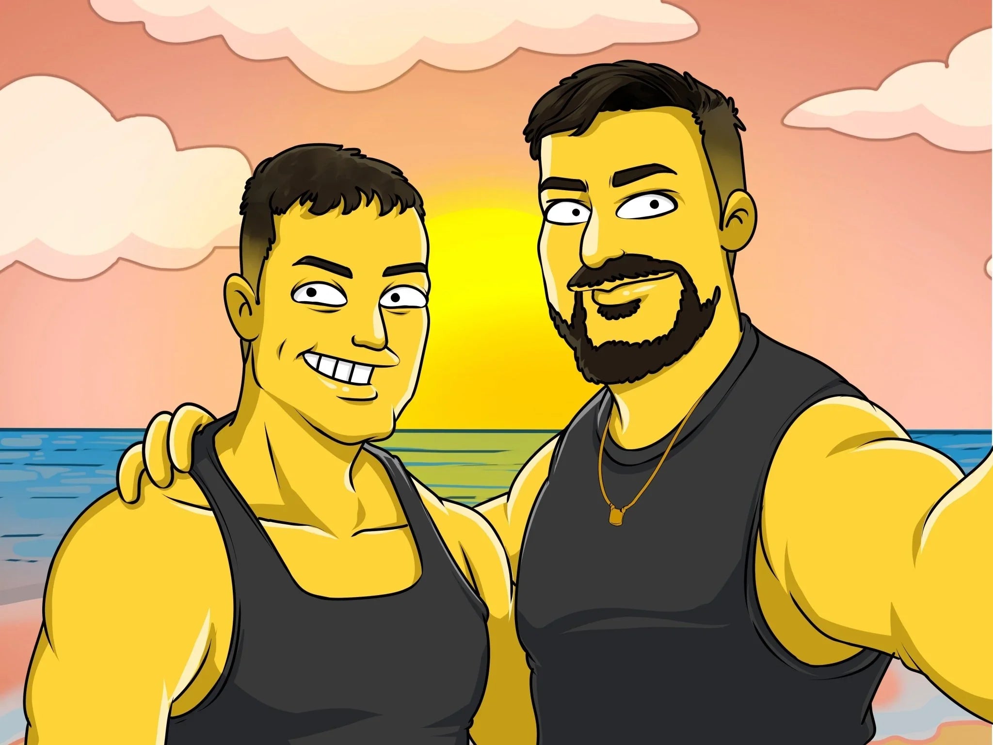 Portrait Personnalisé Simpsons - Cartoonova