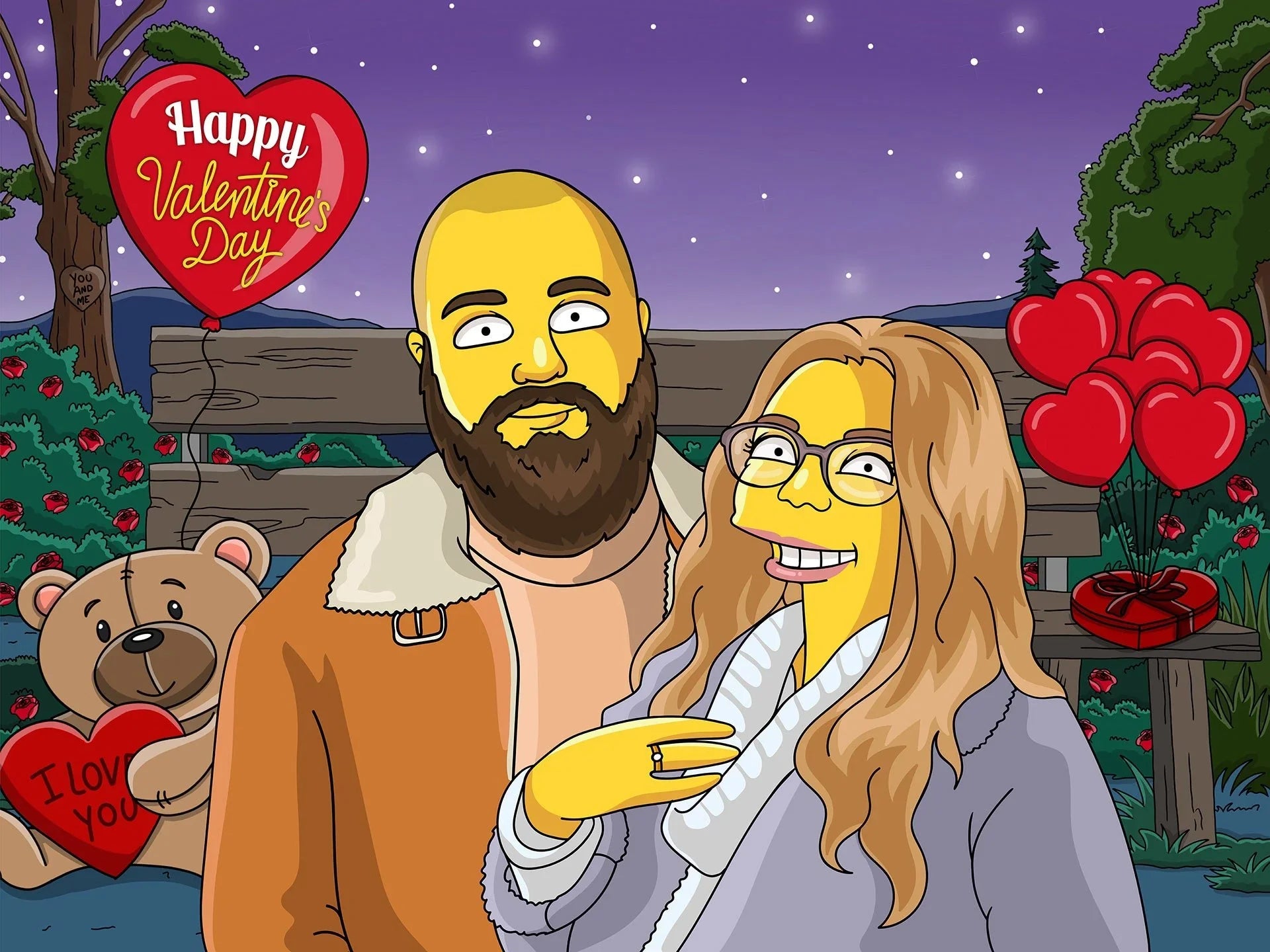 Portrait Personnalisé Simpsons - Cartoonova