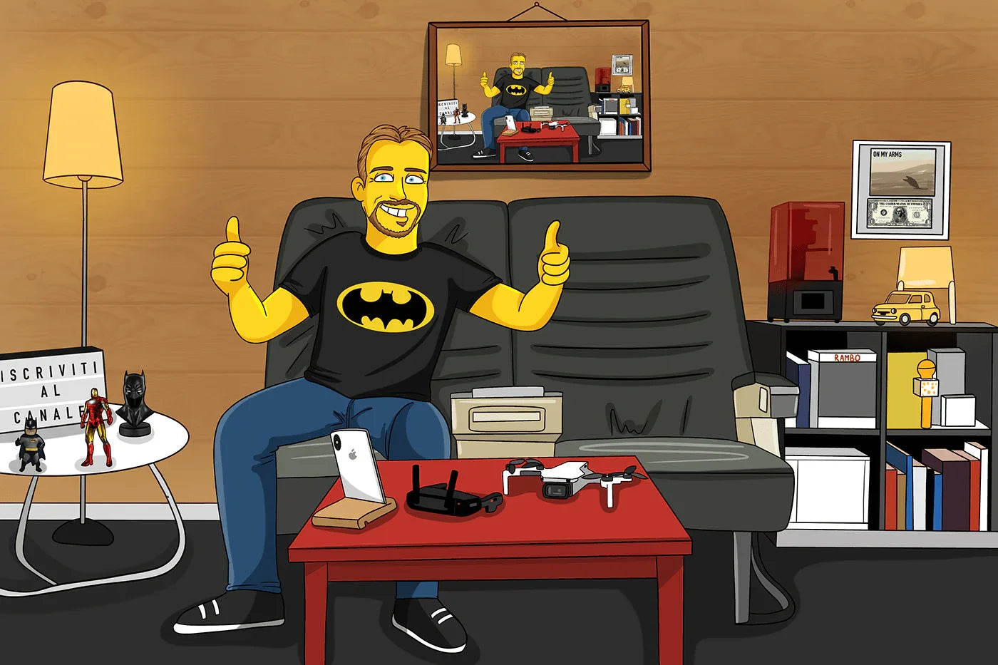 Portrait Personnalisé Simpsons - Cartoonova